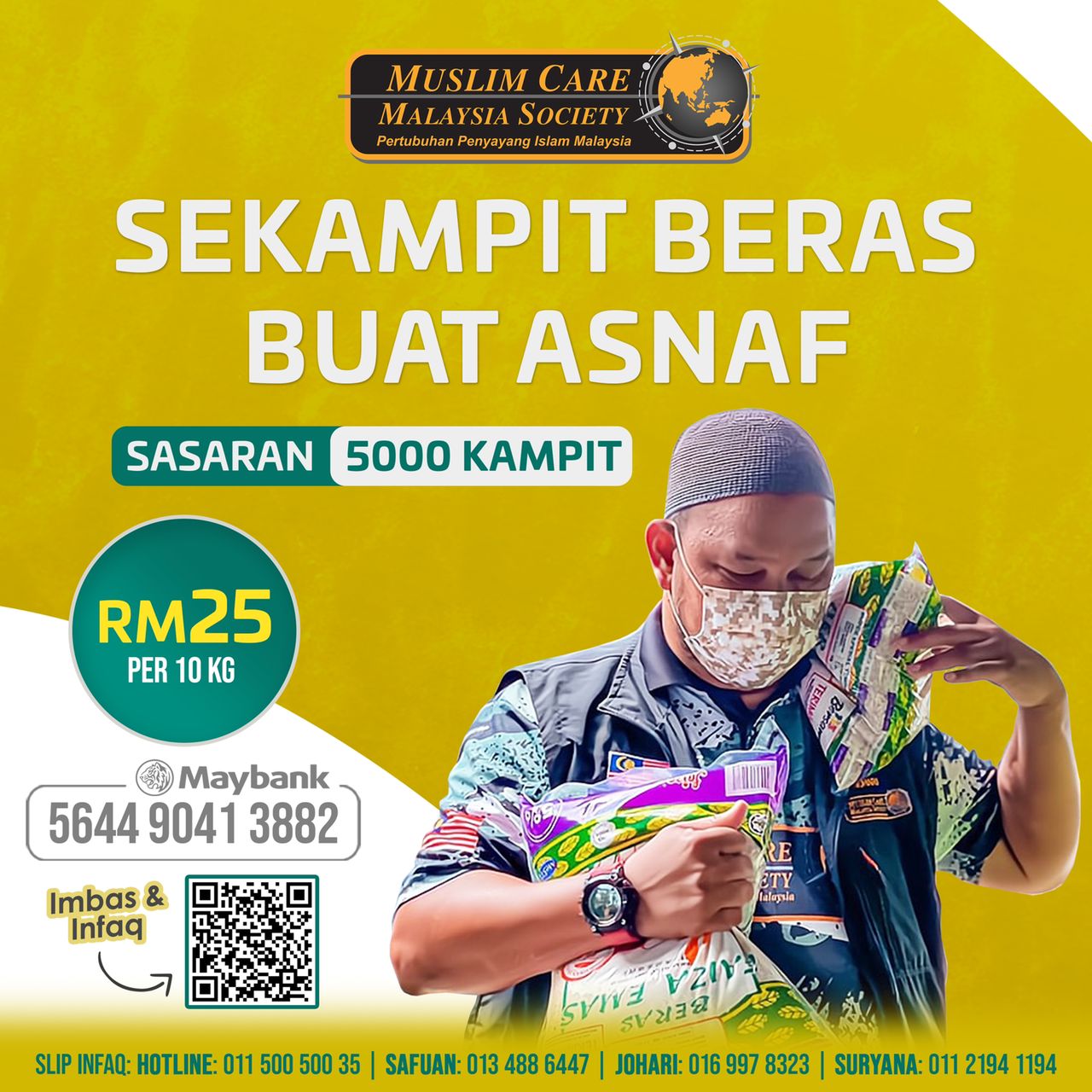 SEKAMPIT BERAS BUAT ASNAF