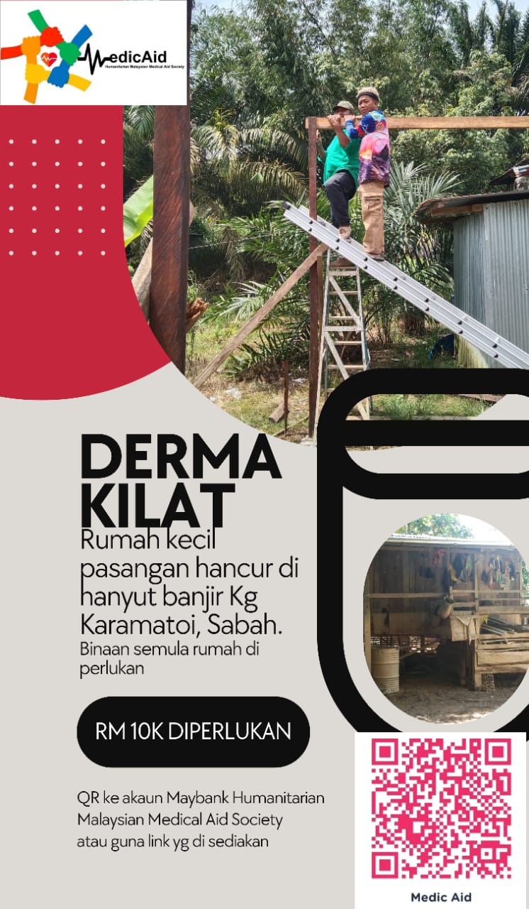 DERMA KILAT RUMAH HANYUT - BANJIR SABAH
