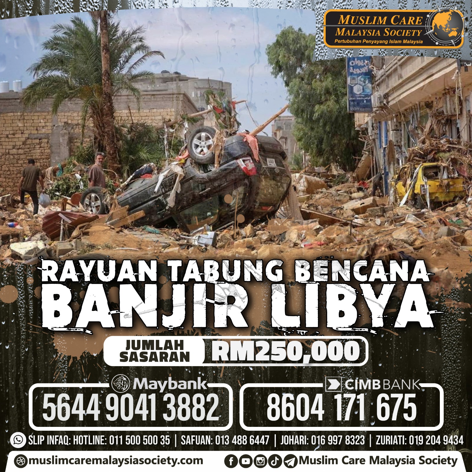 TABUNG BENCANA BANJIR LIBYA